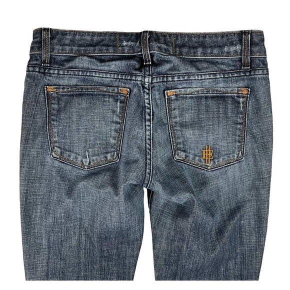 Easy Money Sterling Straight Jeans Women's Size 27 Lowrise Crop - Picture 5 of 8